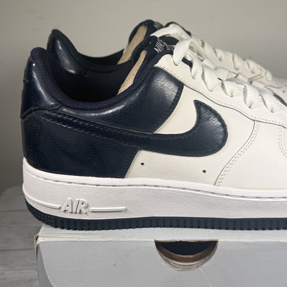Nike Air Force 1 Low 'Obsidian' (GS) Sz 7Y / Women's 8.5(314192-142) Used OG Box - Picture 2 of 14